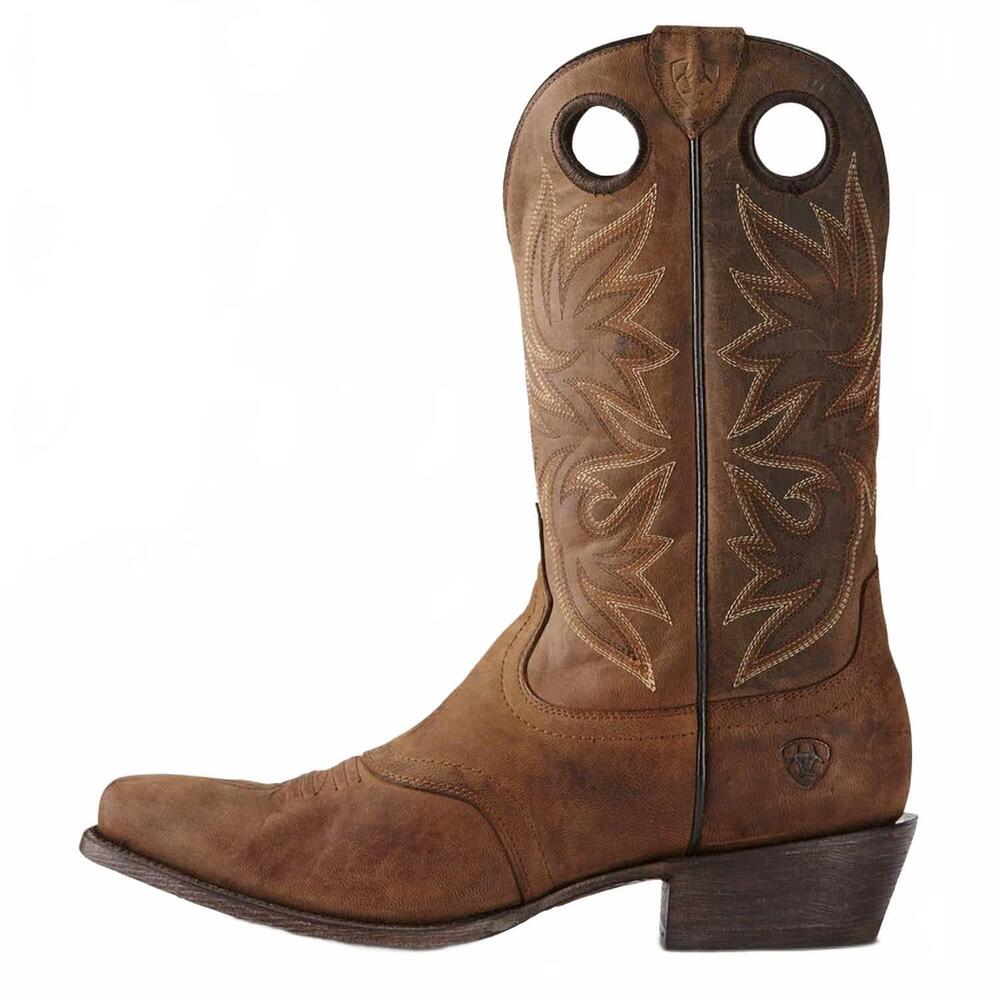 NEW ARIAT men's circuit striker western boot in weathered brown